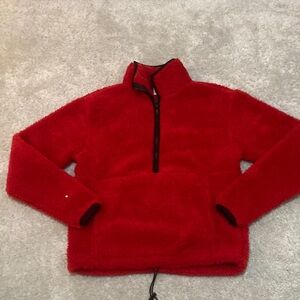 Red sweatshirt from Walmart